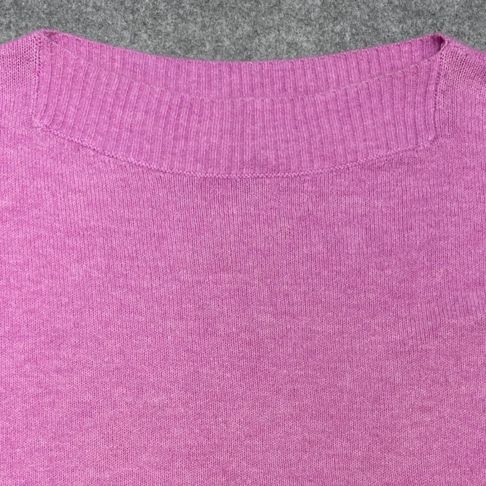 Marled Reunited Clothing Sweater Womens M Pink Boat Neck Soft Knit Pullover - Picture 4 of 9